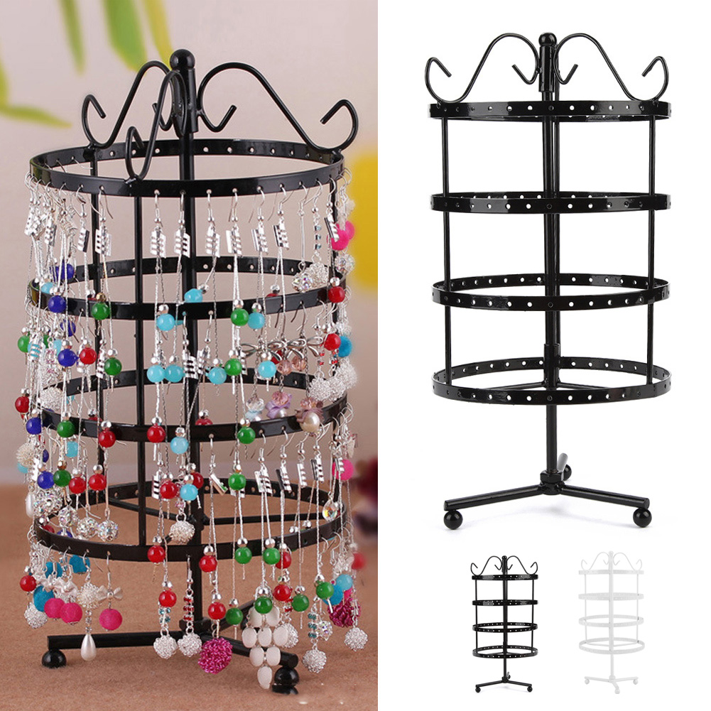 rotating metal earring rack