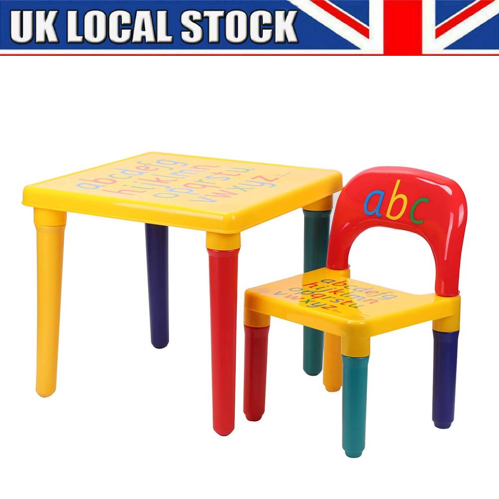 alphabet table & chair set
