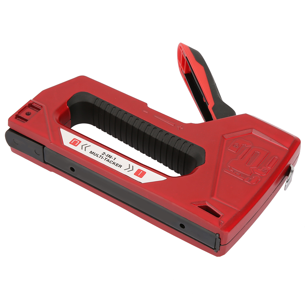 2in1 Manual Staple Brad Nail Gun Stapler Nailer Picture Frame Tool AluminumAlloy eBay