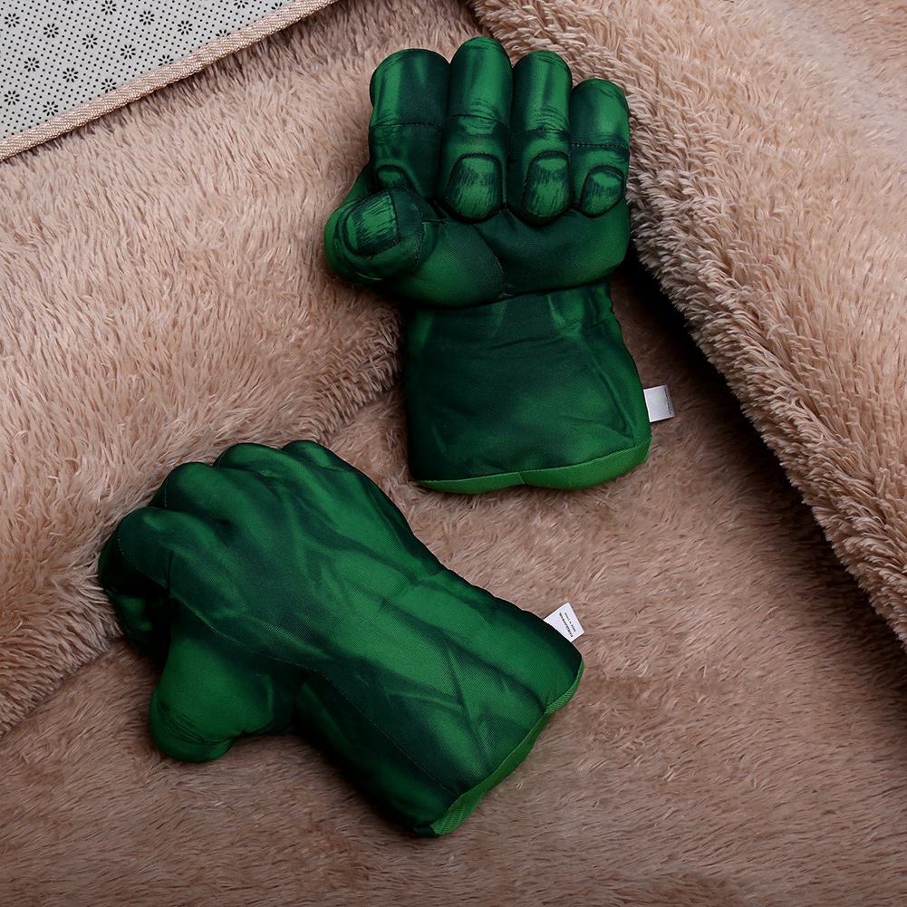 2x Kids Children Hulk Boxing Gloves Plush Toy Big Hand Gloves Gym Play