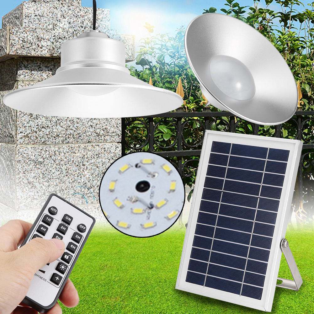 3w Solar Powered 36 Led Shed Light Wall Indoor Pendant Lamp Garden