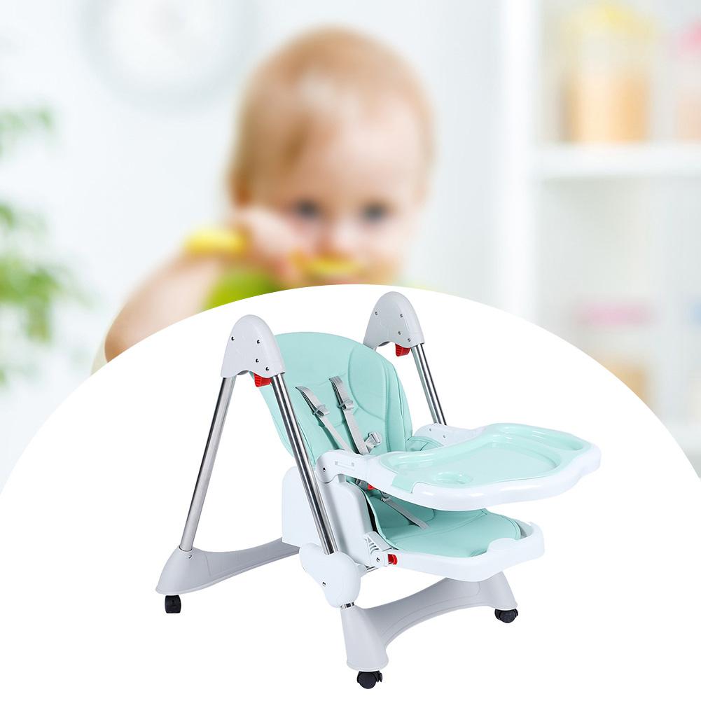 Baby-Liegestuhl Esstisch Spieltisch 3in1 Multifunktionaler Klappstuhl Hochstuhl