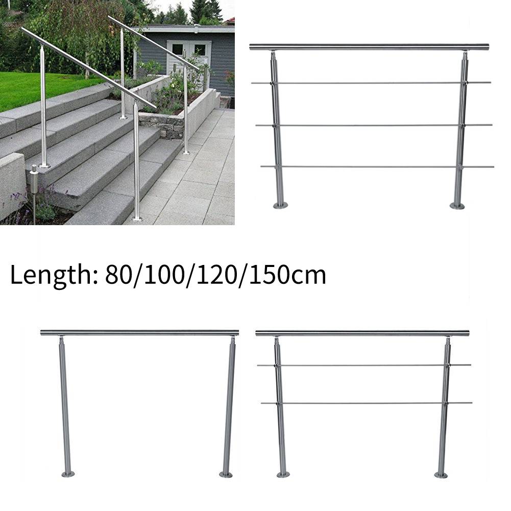Stair Hand Rail Banister With Cross Bars Modern Pipe 1 0 2 0mm
