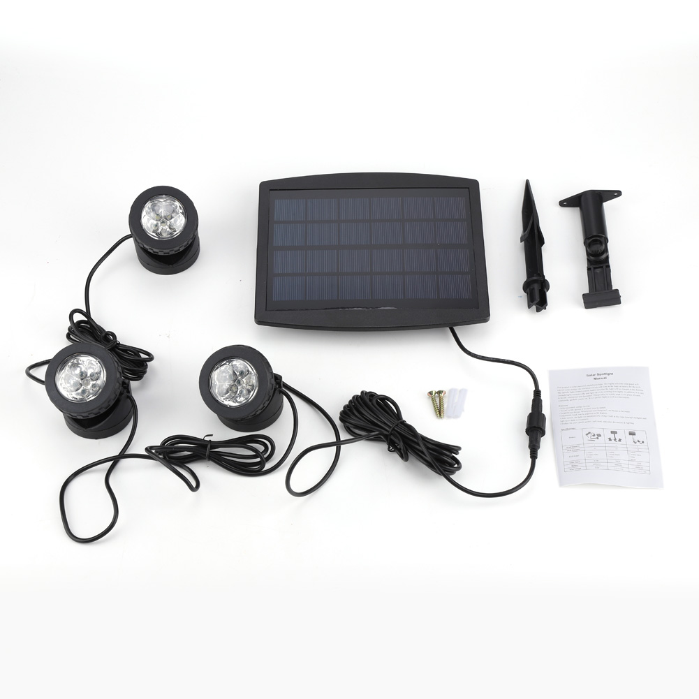 Solar 18 LED Underwater Garden Outdoor Pool Pond Yard Swimming Light