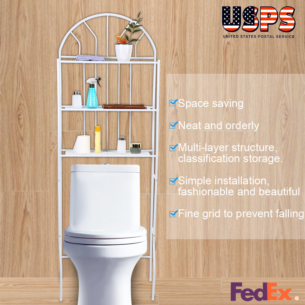 Bathroom Standing Cabinet Over The Toilet Storage Bath Organizer