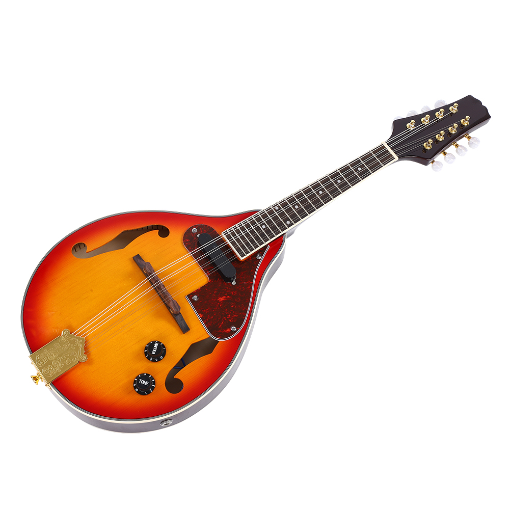 8String Electric Mandolin Musical Instrument Sunburst A Style Acoustic Gift 738602637675 eBay