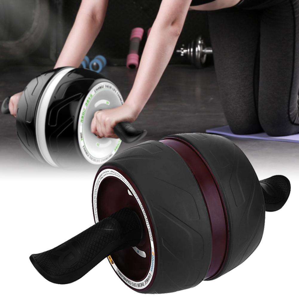 Bauchtrainer Bauch Roller AB-Wheel Bauchweg Bauchmuskeltrainer mit Stopper Matte