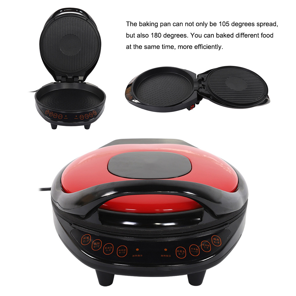 Portable Electric Skillet Multi Cooker Frying Pan Fry Non Stick BBQ