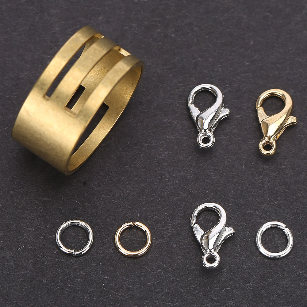 Lobster Clasp Opener Jump Alloy Rings Jewelry DIY Making Necklace Findings Tools