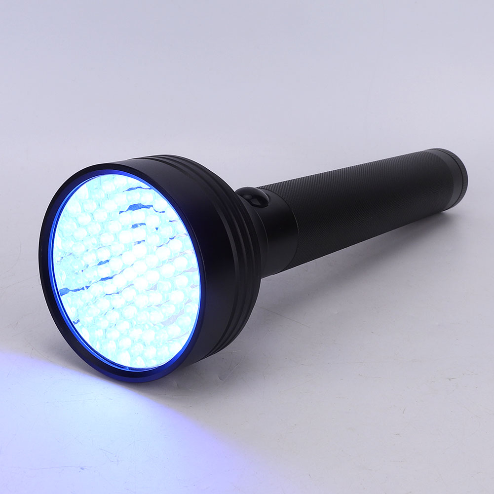 Portable 95LED UV Flashlight Light Torch 395nm Inspection Detection Lamp Black