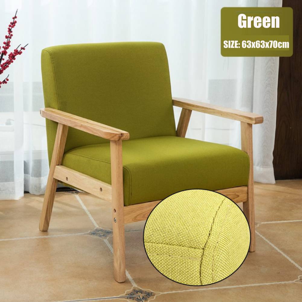 Green Fabric Single Sofa Bed Recliner Chair Lounge Armchair Gaming