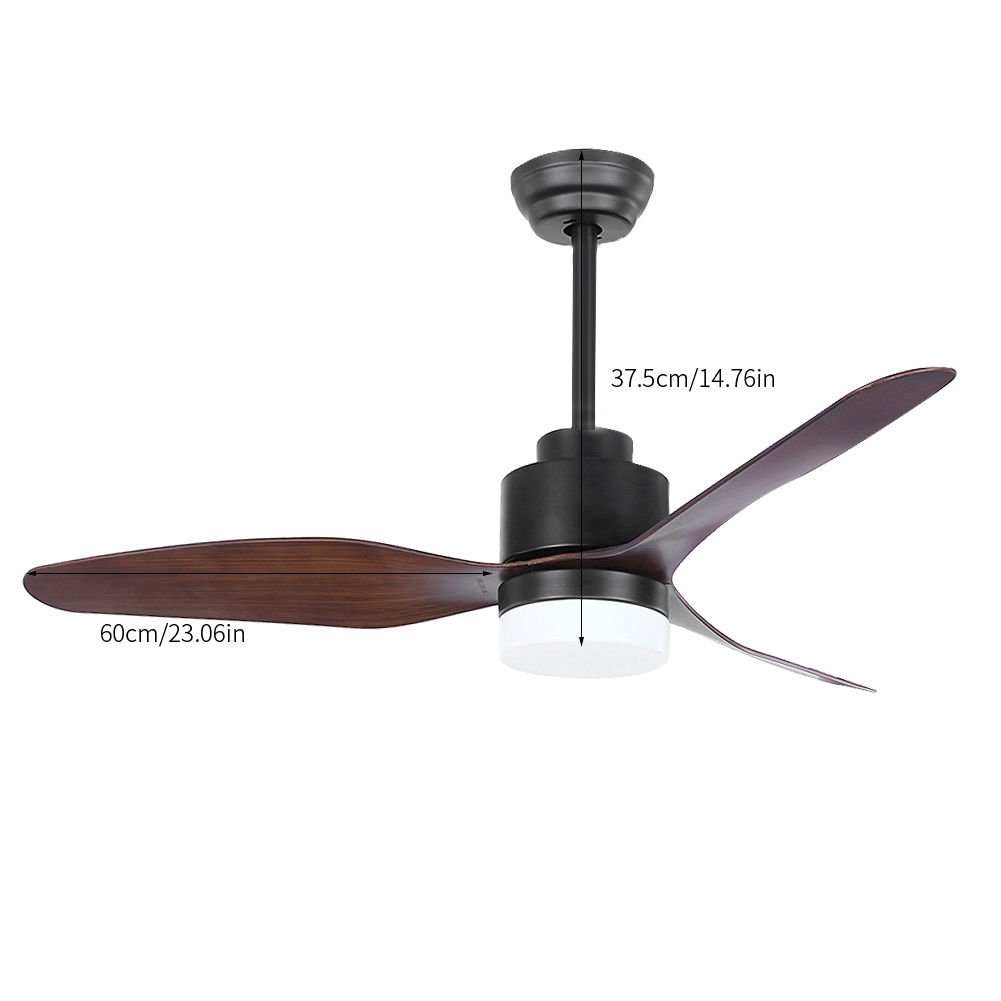 47 Nordic Modern Ceiling Fan Lamp Remote Control Led Chandelier