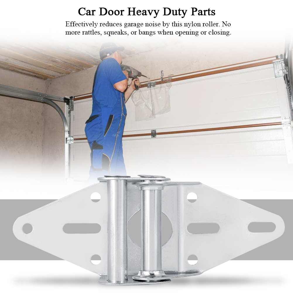 27PCS Garage Door Gate Roller Wheel Hinge Kit Car Door Heavy Duty Parts