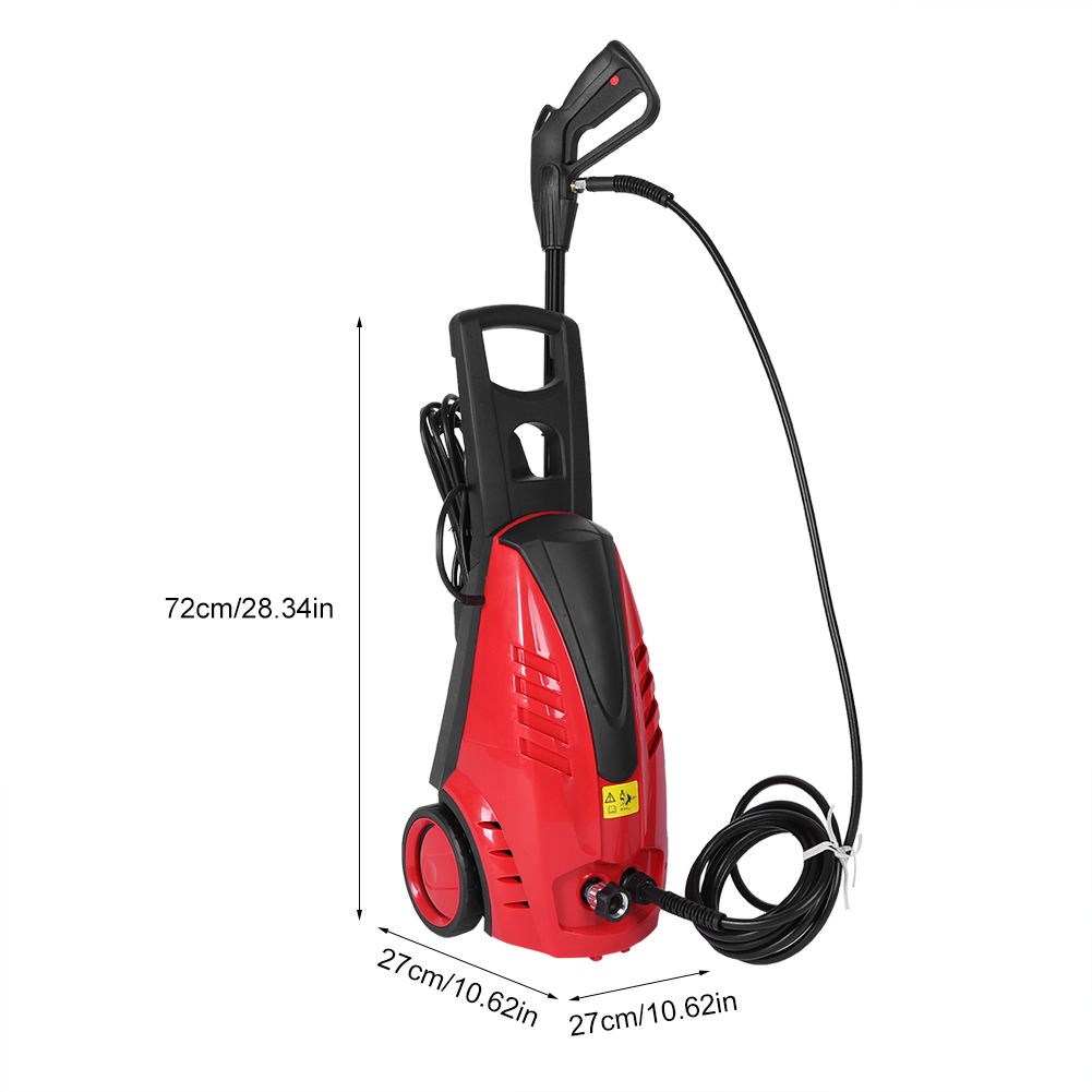 Multifunction 1500 PSI 1800W High Pressure Washer Electric Power Washer
