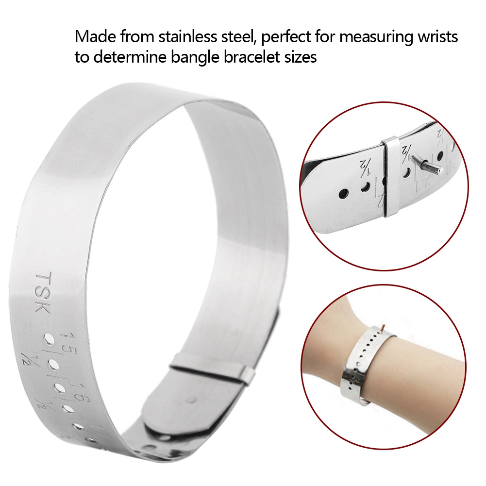 dailymall Professional Bracelet Bangle Sizer Gauge Jewelry Wrist Size Measure Tool