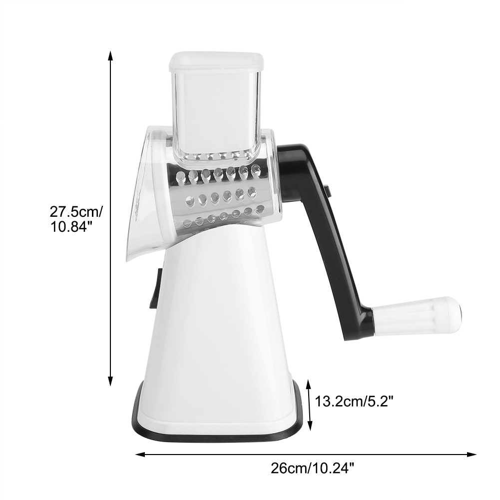 Multi-function Drum Rotary Grater Manual Vegetable Tool ...