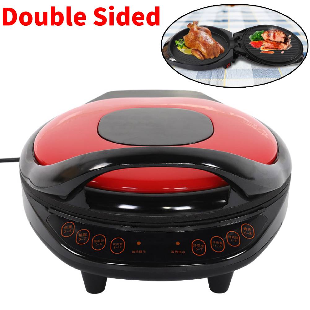 Portable Electric Skillet Multi Cooker Frying Pan Fry Non Stick BBQ ...