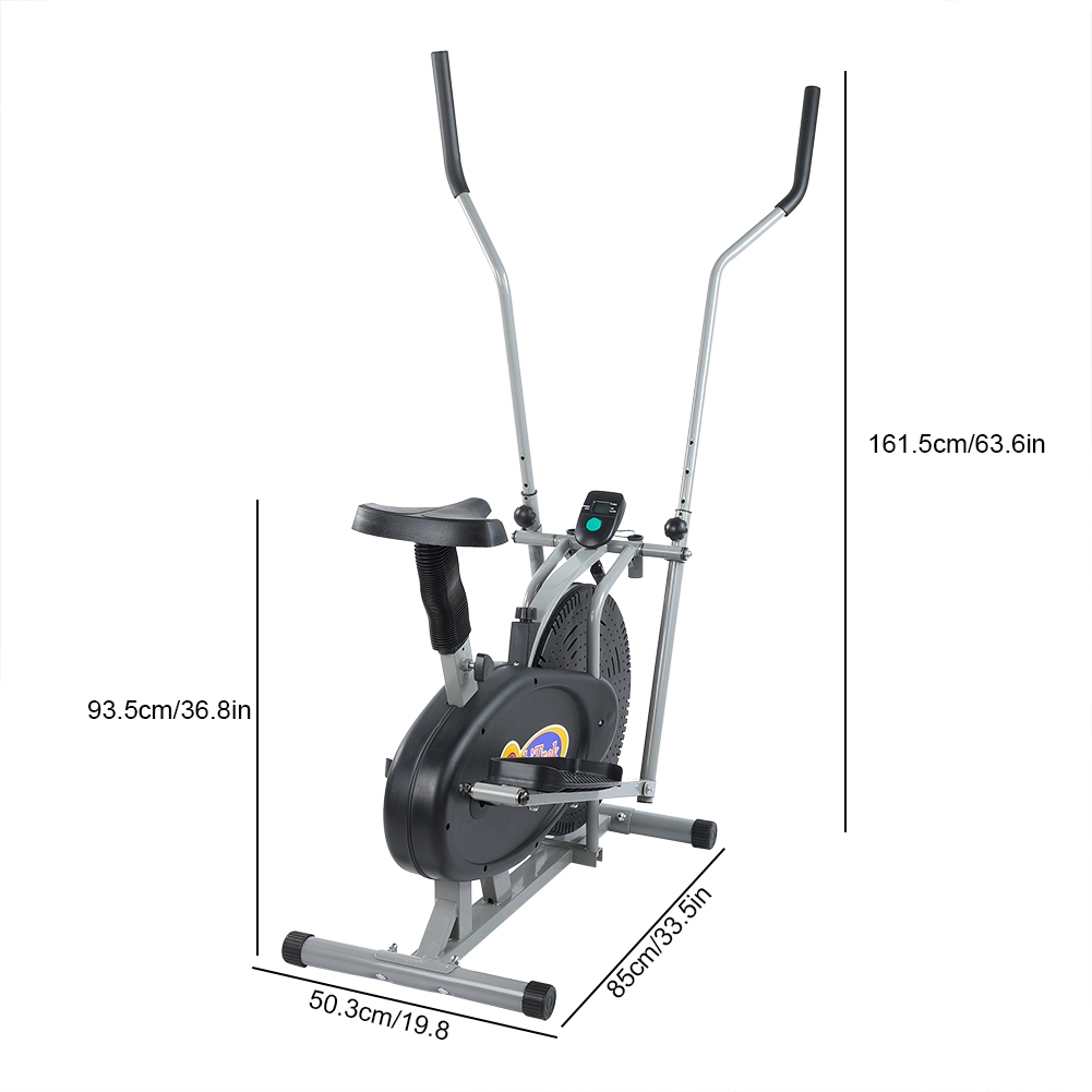 pro fitness 2 in 1 cross trainer and exercise bike