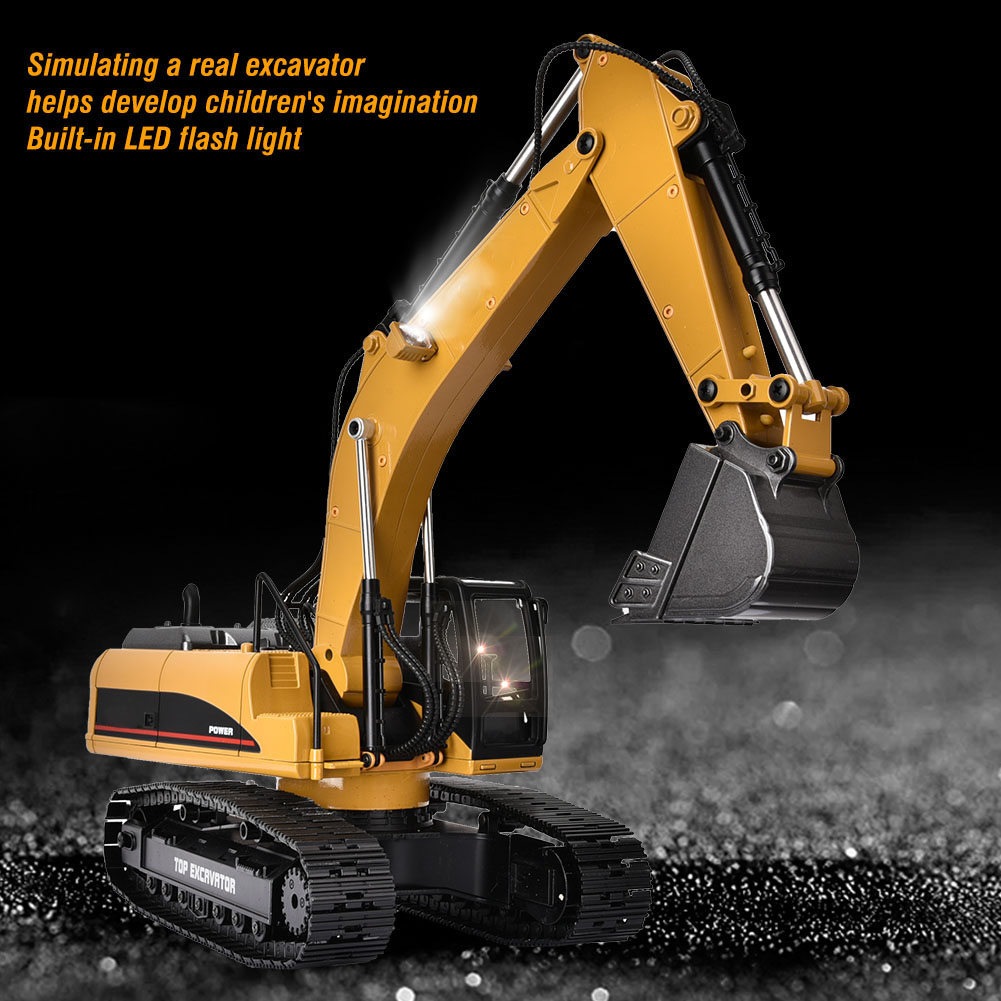 steel rc excavator