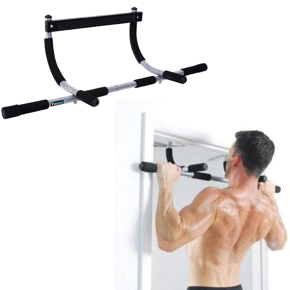 Door Way Chin Pull Up Bar Upper Body Abs Fitness Home Gym Fitness