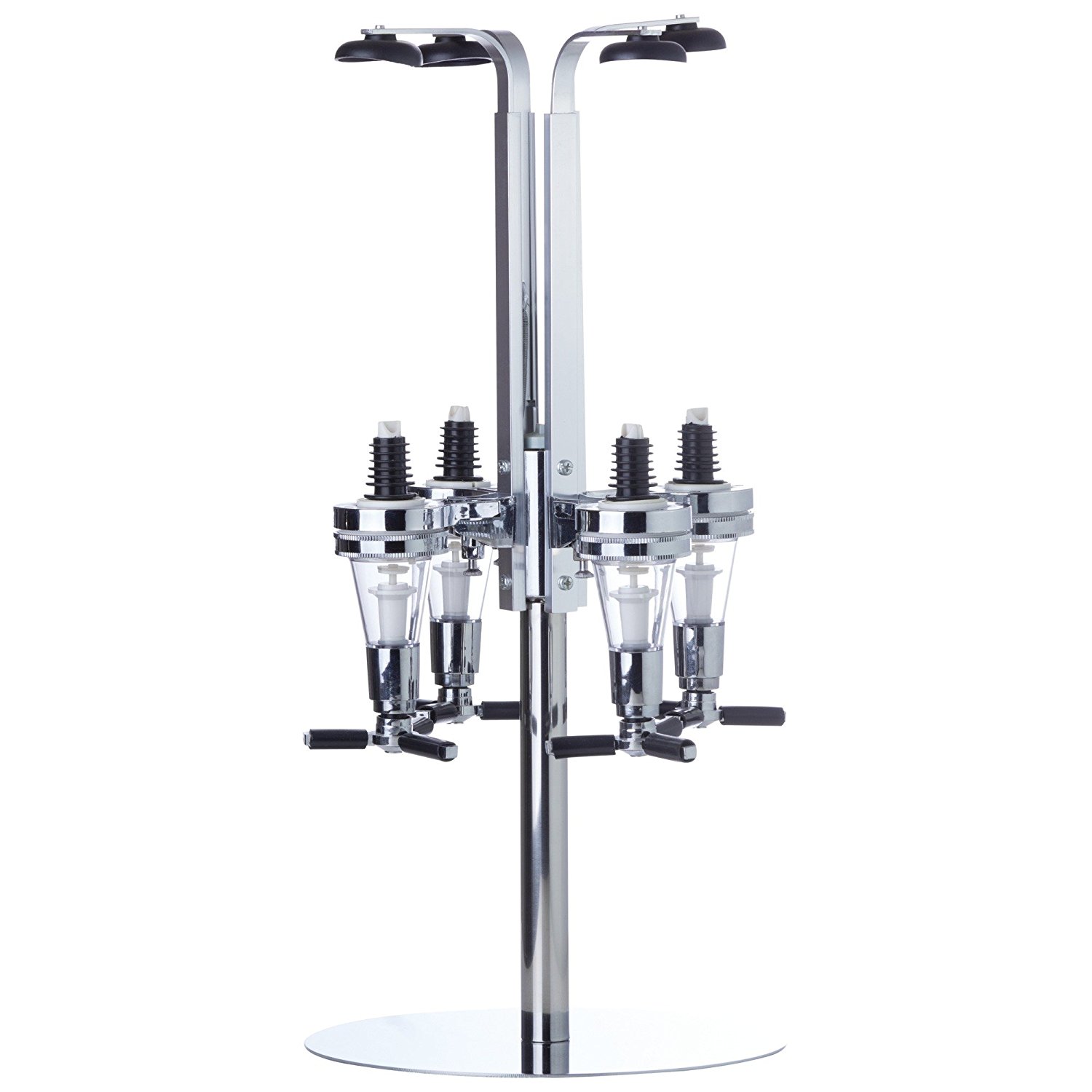 4//6 Bottle Stand Optic Dispenser Drs Wine Spirits Steel Bar Butler Wall Mount