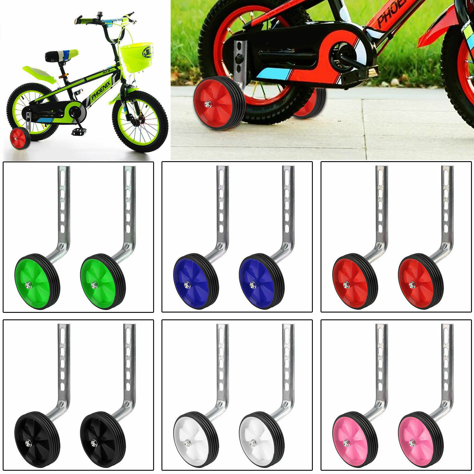 Adjustable Variable Speed Bicycle Training Wheels for Adult and Kids16