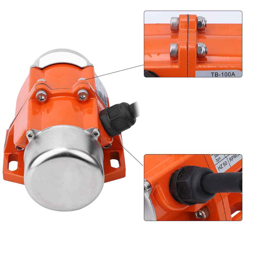 30-100W 220V/380V 1/3 Phasen Asynchron Vibrationsmotor Elektro Vibrierend-Motor - Bild 39 von 48