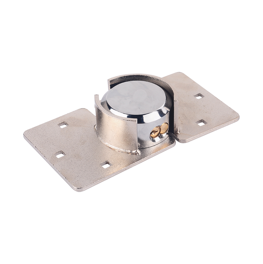 73mm SHACKLELESS ROUND PADLOCK WITH HASP HEAVY DUTY ROUND SECURITY LOCK SHED