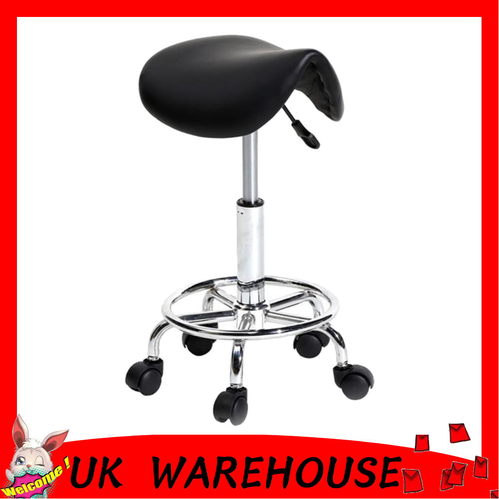 Beauty Saddle Salon Stool Chair Hairdressing Barber Tattoo