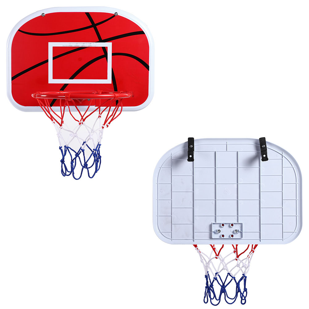 Indoor Over The Door Hanging Basketball Backboard Hoop Net Office Toy