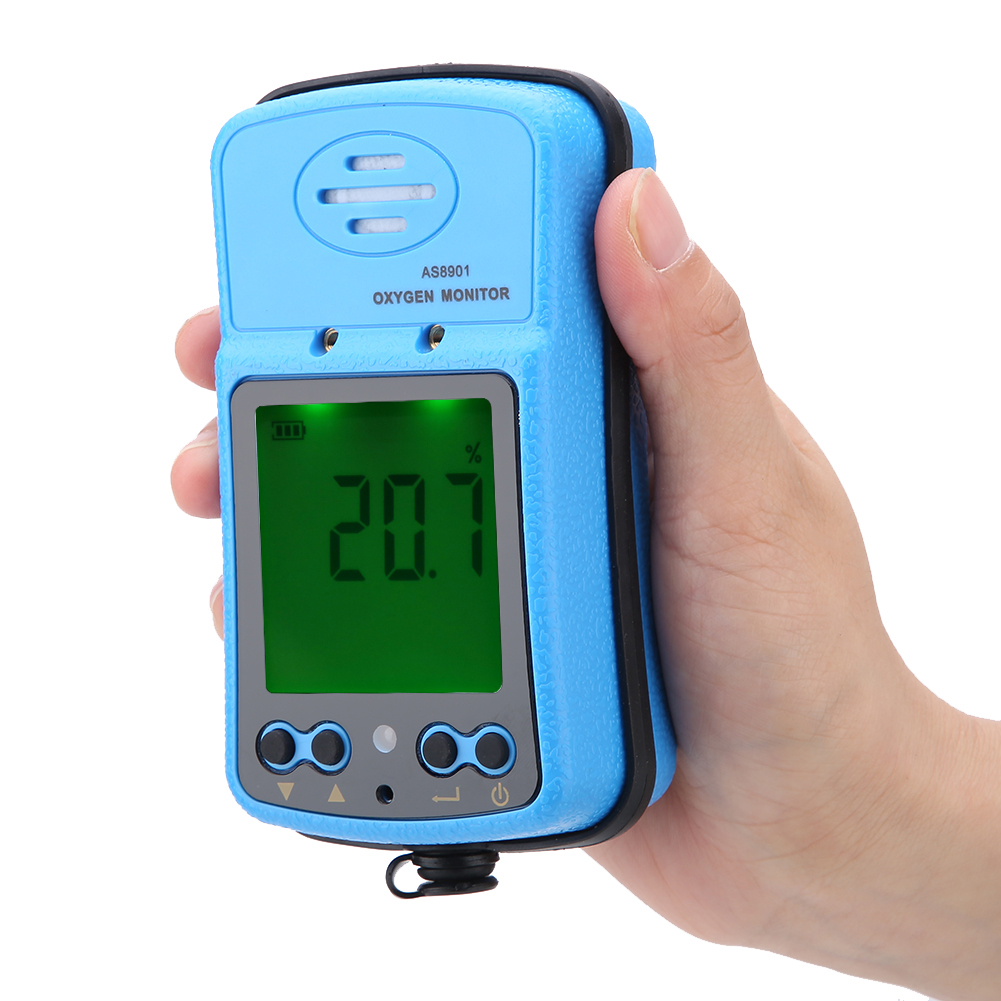 Smart Sensor AS8901 Handheld Oxygen Detectors O2 Meter Gas Detector
