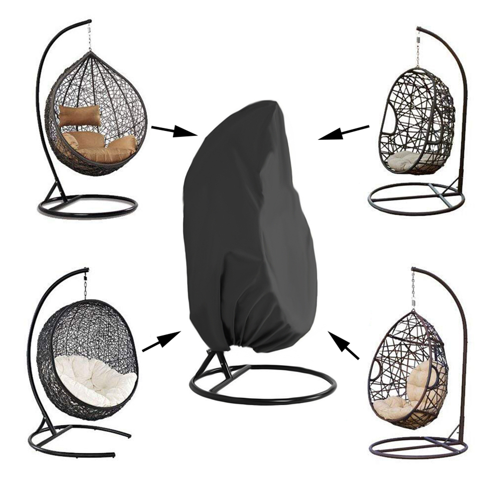 Rattan Swing Patio Garden Weave Hanging  Egg Chair Seat Cover Anti-UV Waterproof
