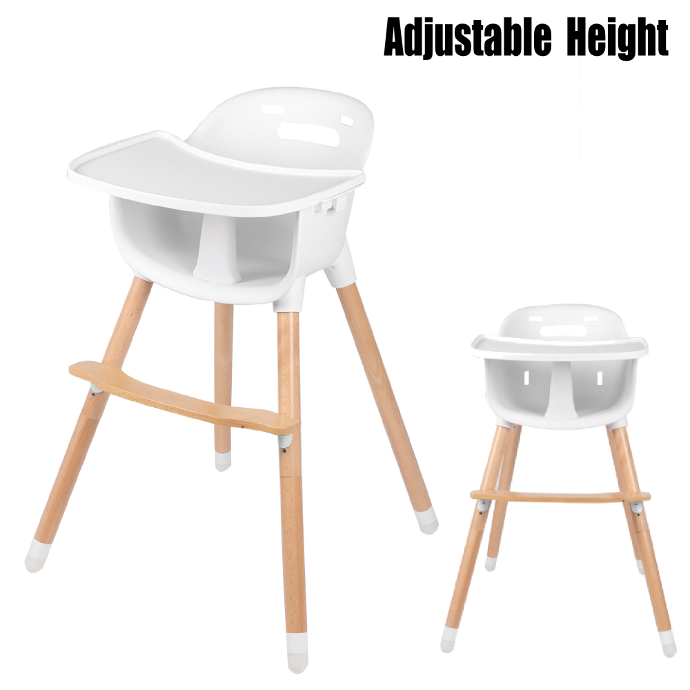 wooden leg high chair