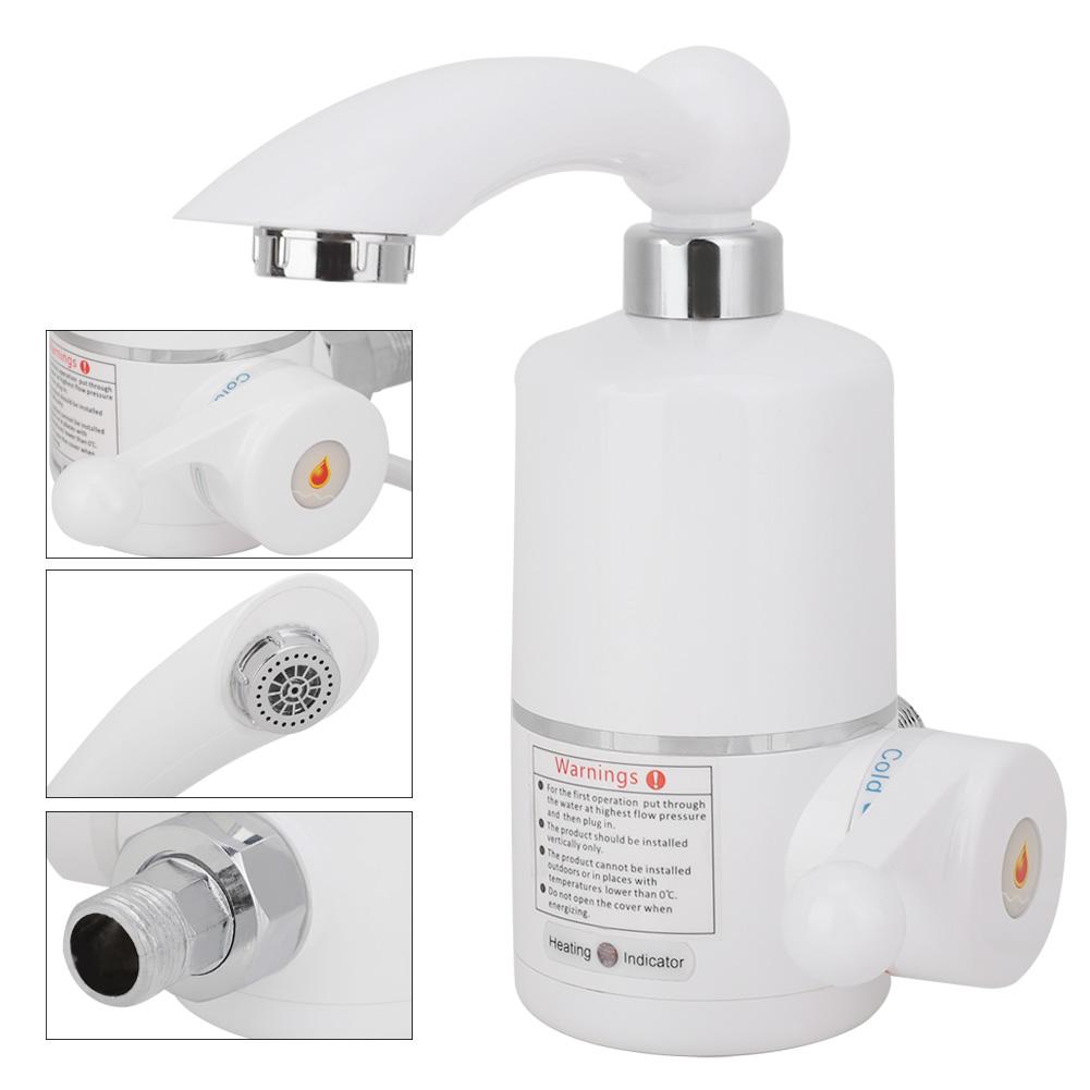 3000W Elektrisch Wasserhahn Sofort Heizung Durchlauferhitzer Armatur Spültish KO