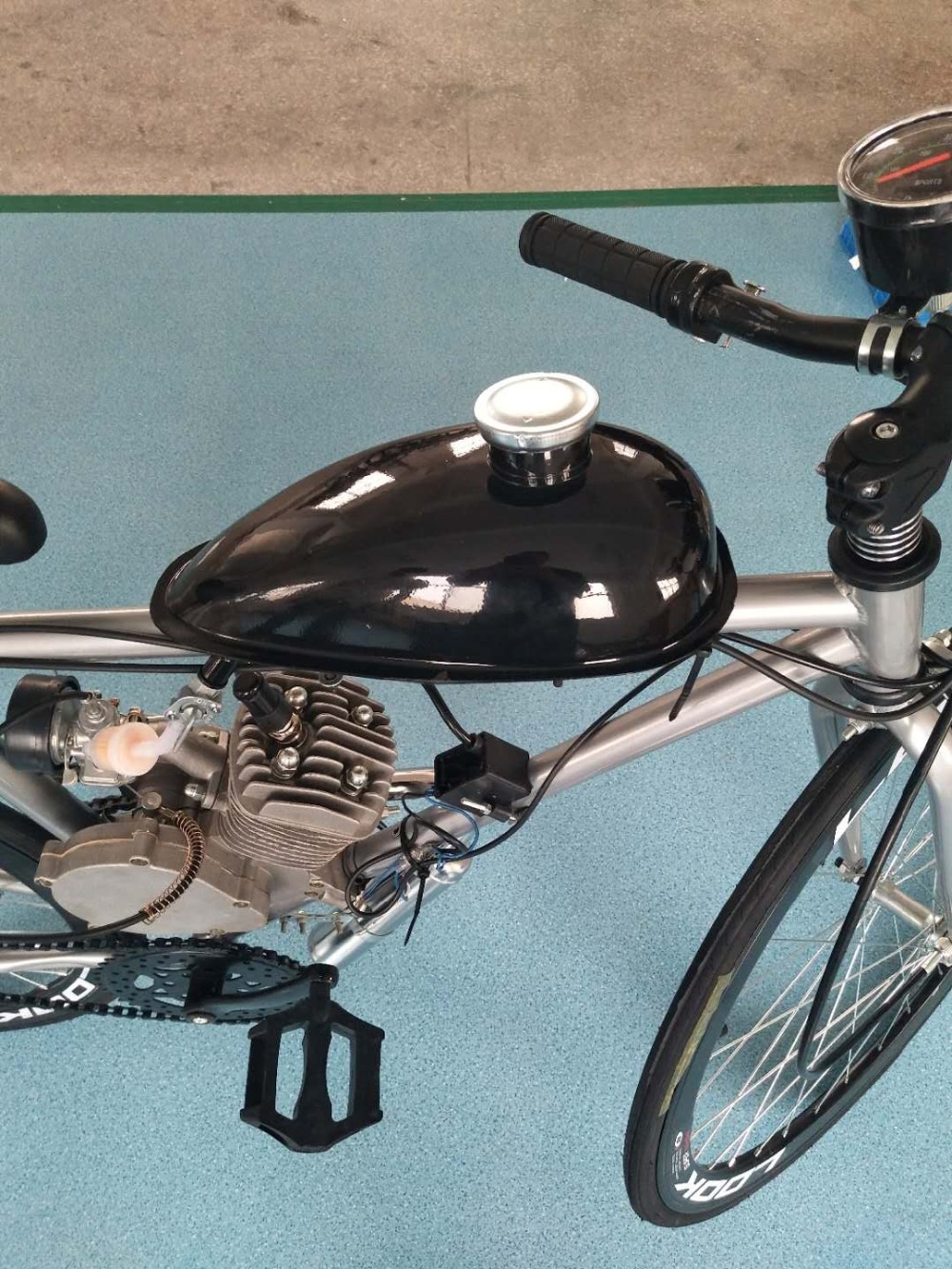 100CC Bicycle Engine Kit 2 Strokes Gas Motorized Bike Motor DIY Set