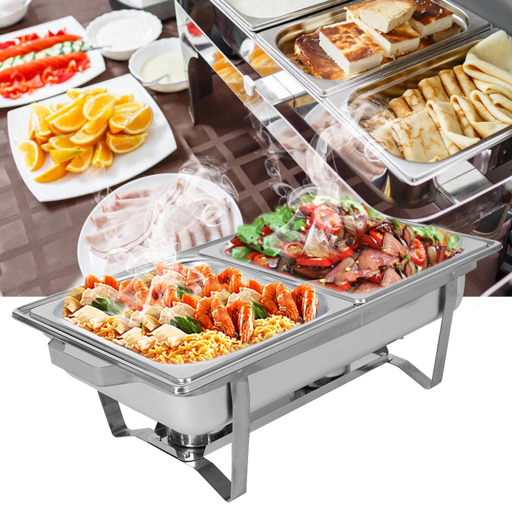 2slot-9l-dish-chafing-buffet-catering-folding-chafer-set-stainless