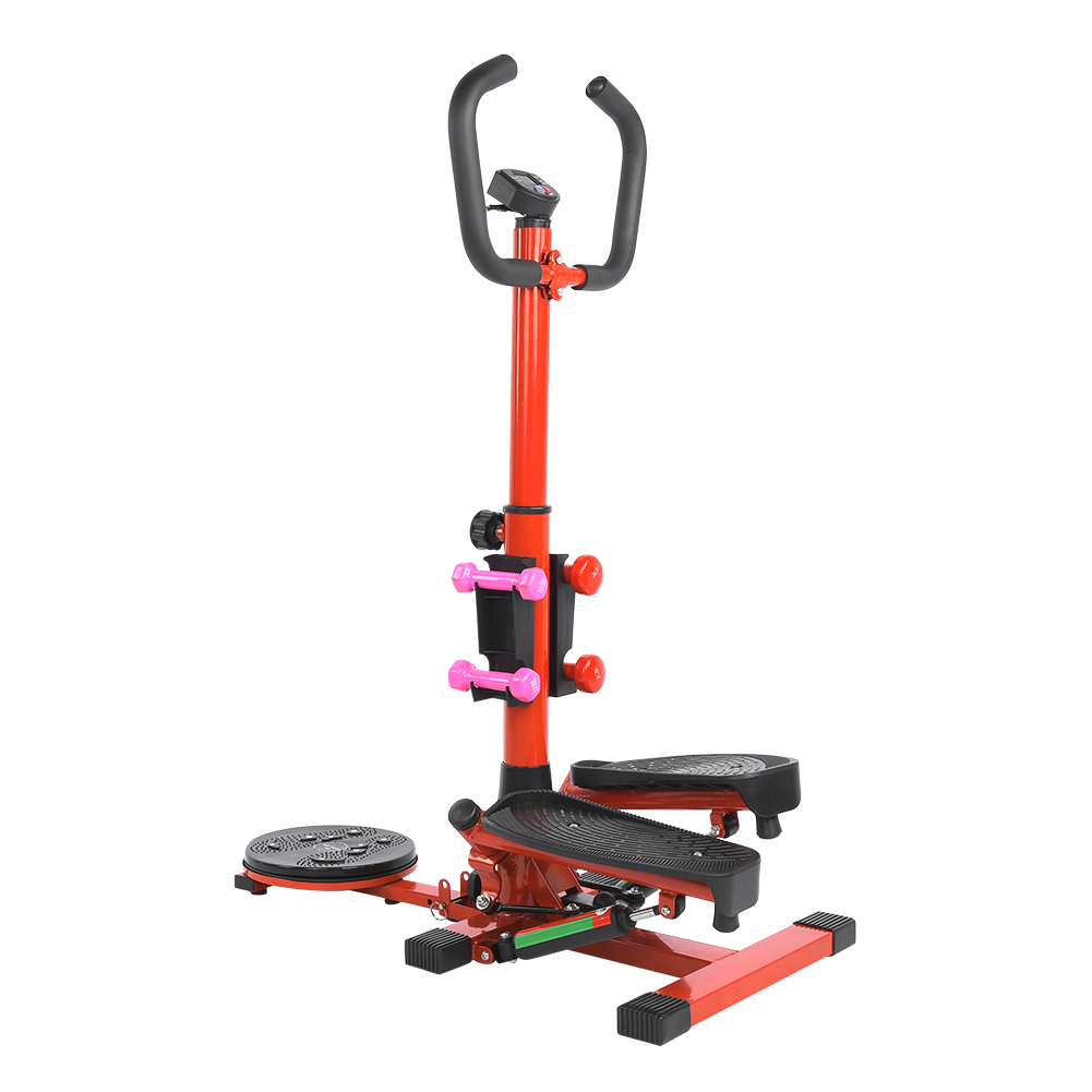 Foldable Hydraulic Stepper Fitness Machine Handlebar Twisting Waist