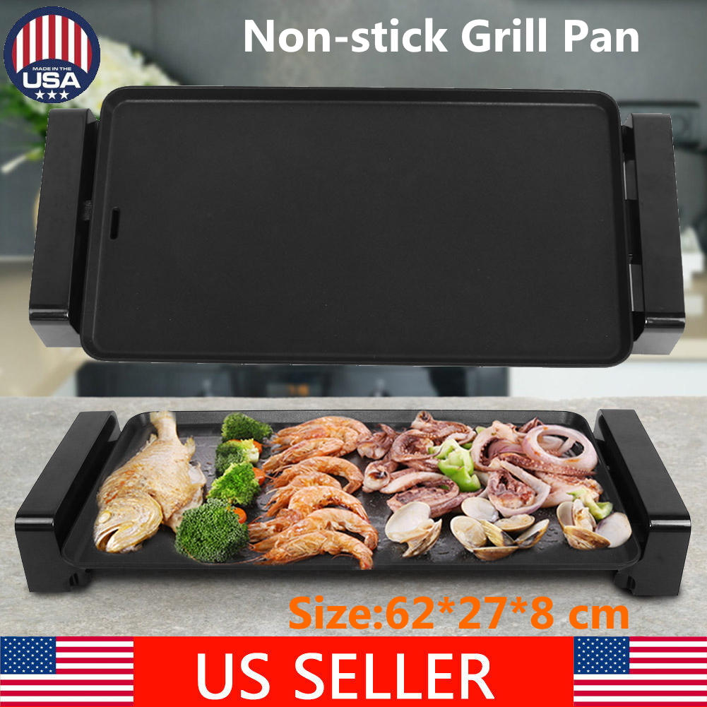 Electric Non Stick Smokeless Compact Large Griddle Countertop