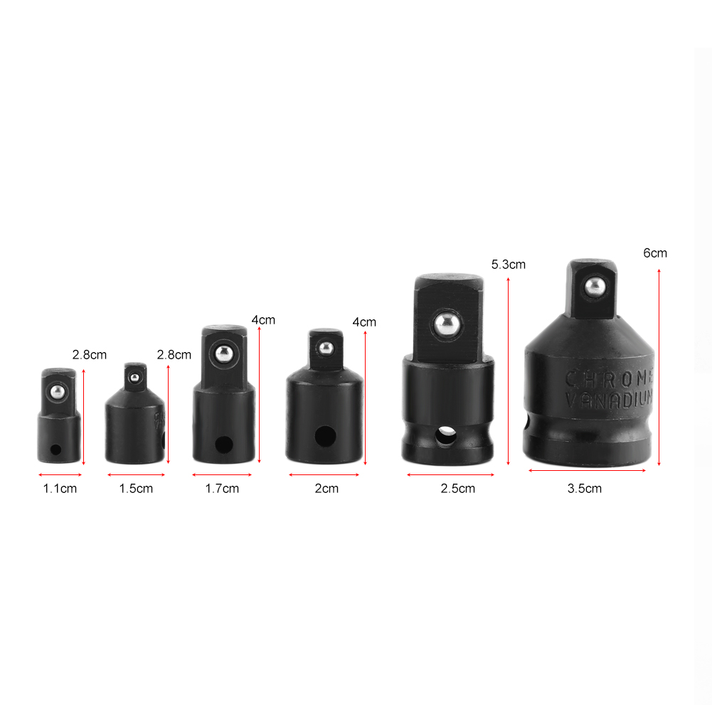 1//2 à 3//8 pneumatique Manche Adaptateur Tête Adaptateur Douille Réducteur Air Impact à