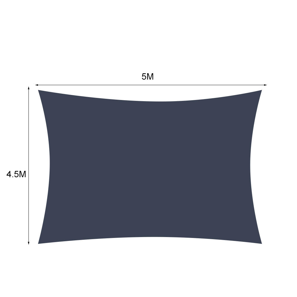 Sonnensegel Sonnenschutz Sonnendach Beschattung -Schutz Garten 3X4/ 4