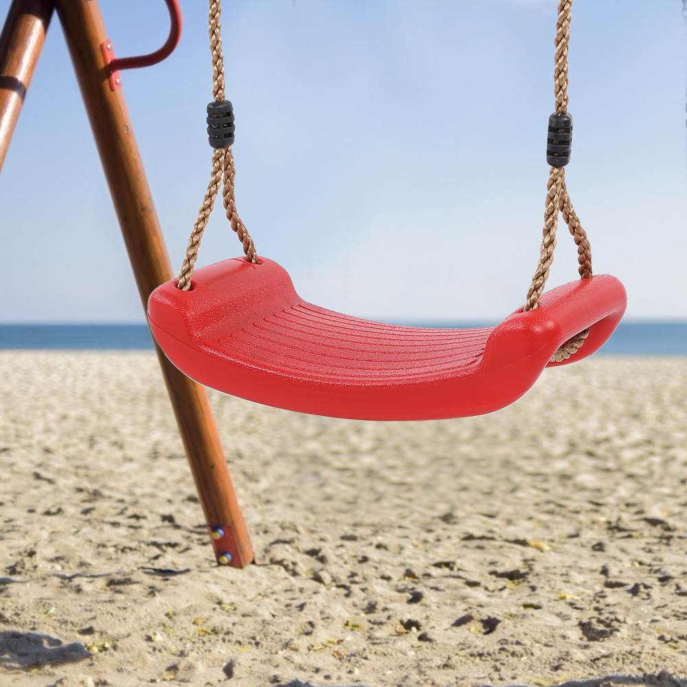 150kg Epais Siège Balançoire Extérieure Réglable Ropes Jouet Jardin Enfant Cadea
