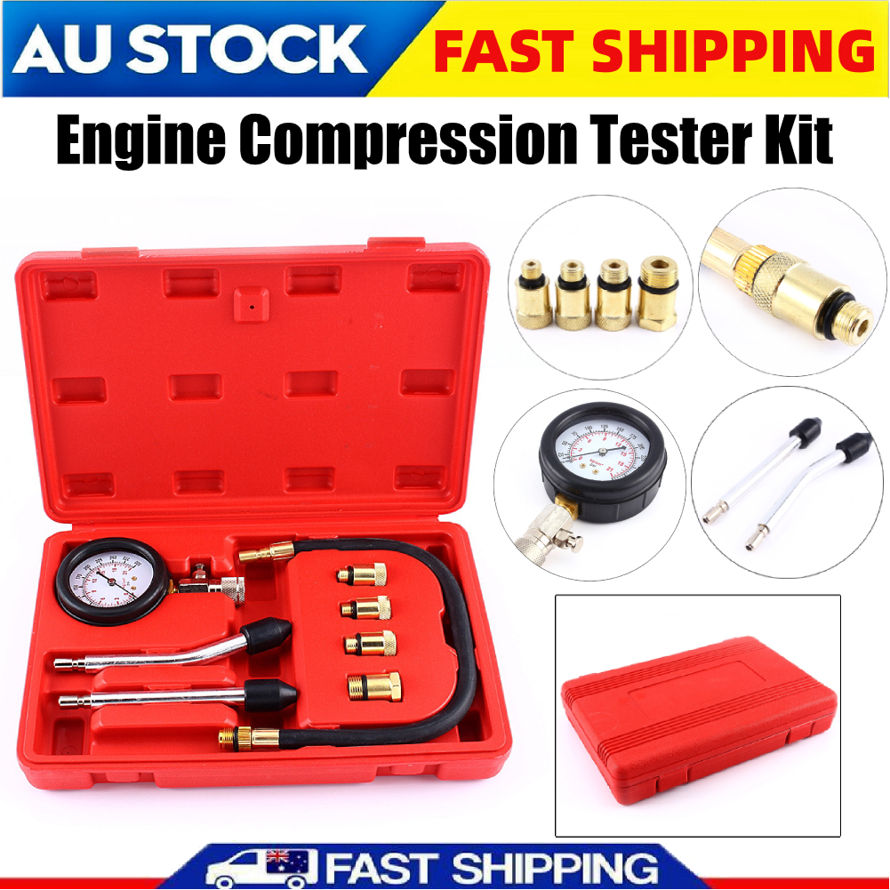 Petrol Engine Compression Tester Kit Tool Set For Automotives