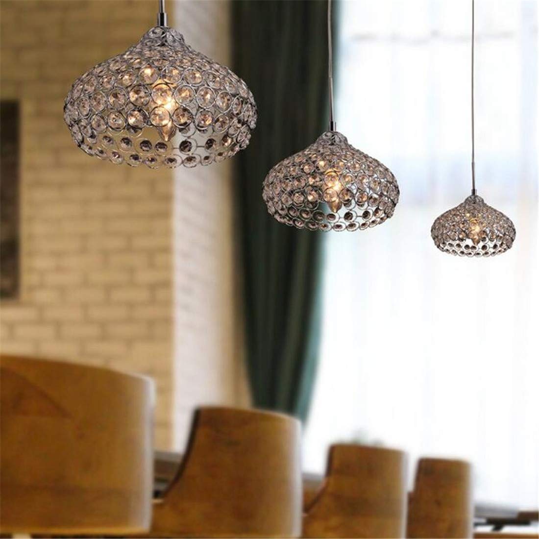 LED Kristall Hängelampe Kronleuchter Wohnzimmer