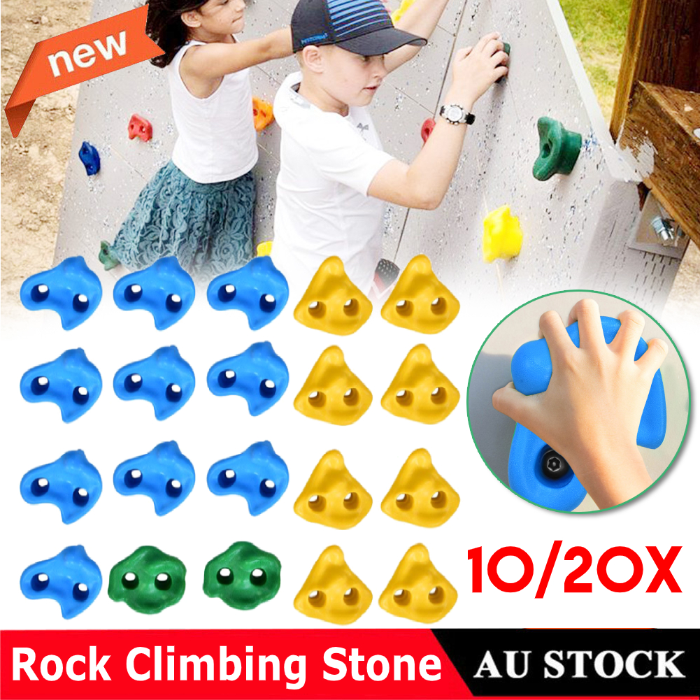 Rock Climbing Hand Holds  2" to 3" “Jib/Crimp” 20 Rock Climbing Wall Hand Holds 