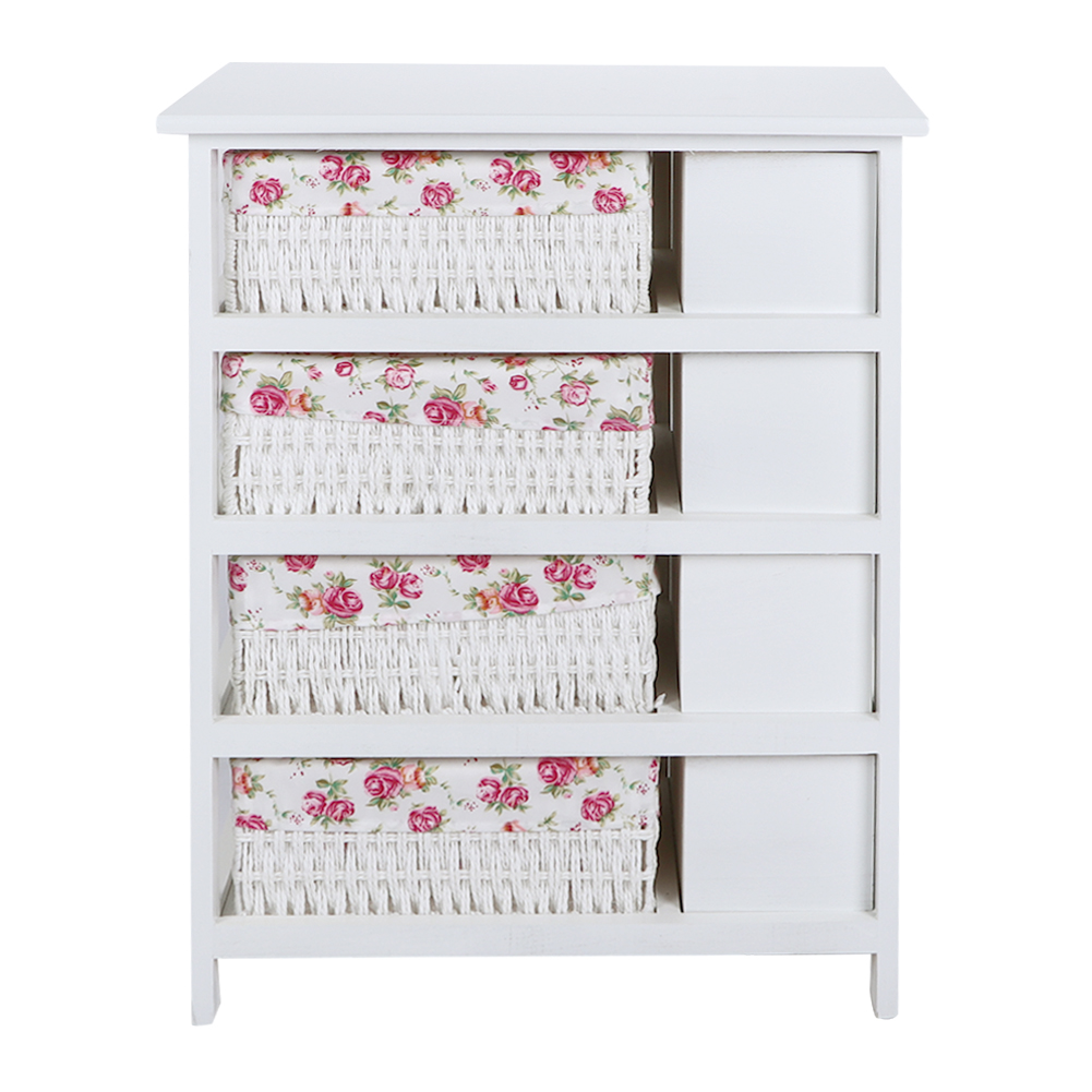 Kommode Sideboard Anrichte Körbe Schrank Schublade Beistellschrank