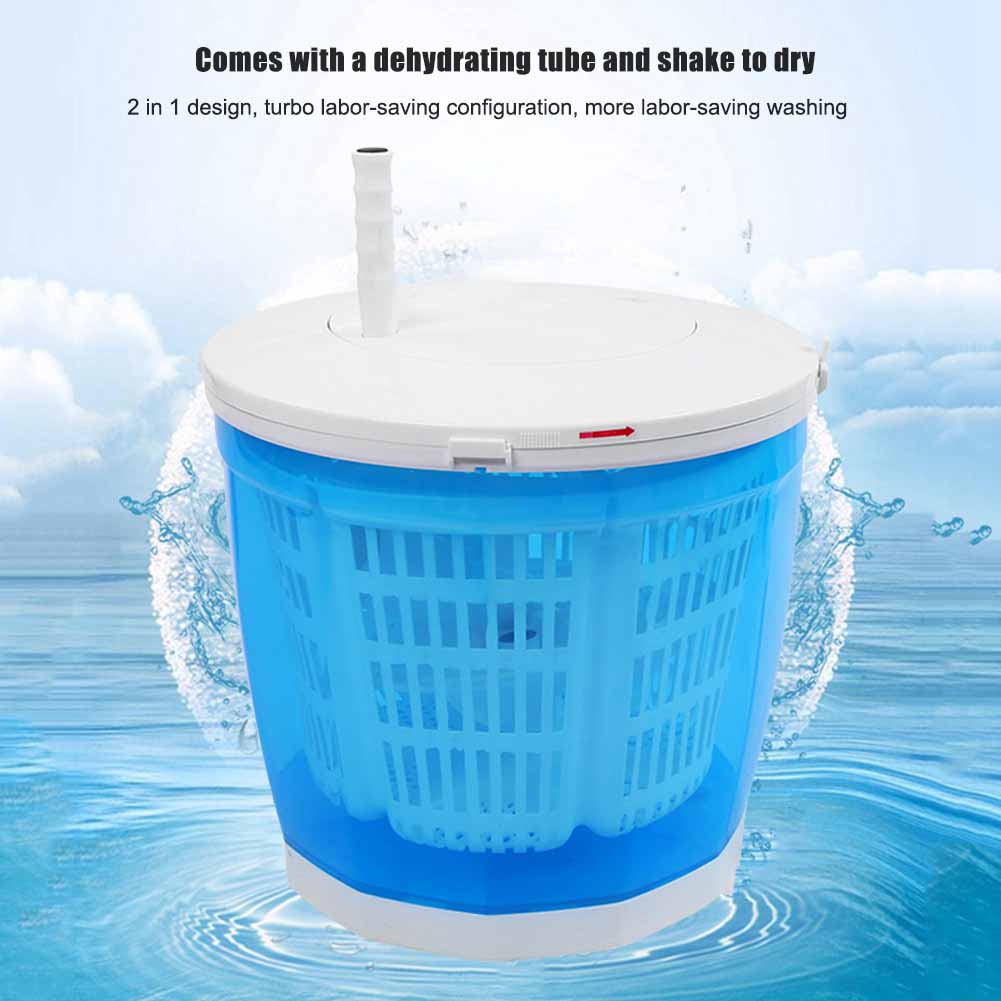 2kg Load Portable Manual Mini Washing Machine Caravan Outdoor