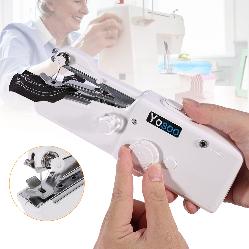 Hand Held Sewing Machine Singer Portable Stitch Sew Quick Handy