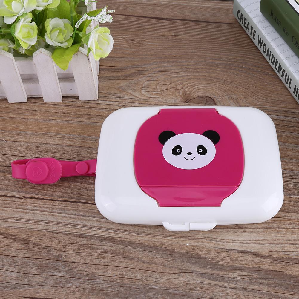 yellow Baby Wipes Dispenser Case Wet Wipes Holder Container Travel Tissue Storage Holder