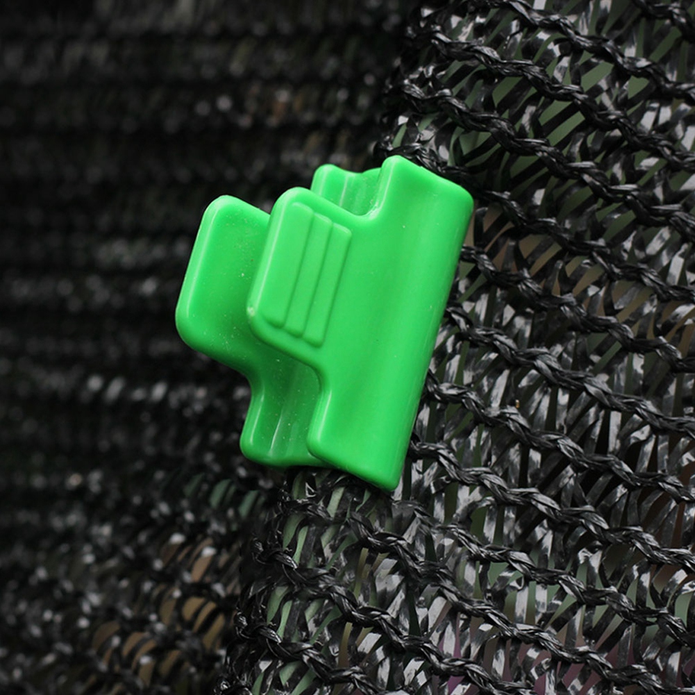 24pc Plastic Greenhouse Film Clip Fixing Clamp Garden Farm Shade Net Clips eBay