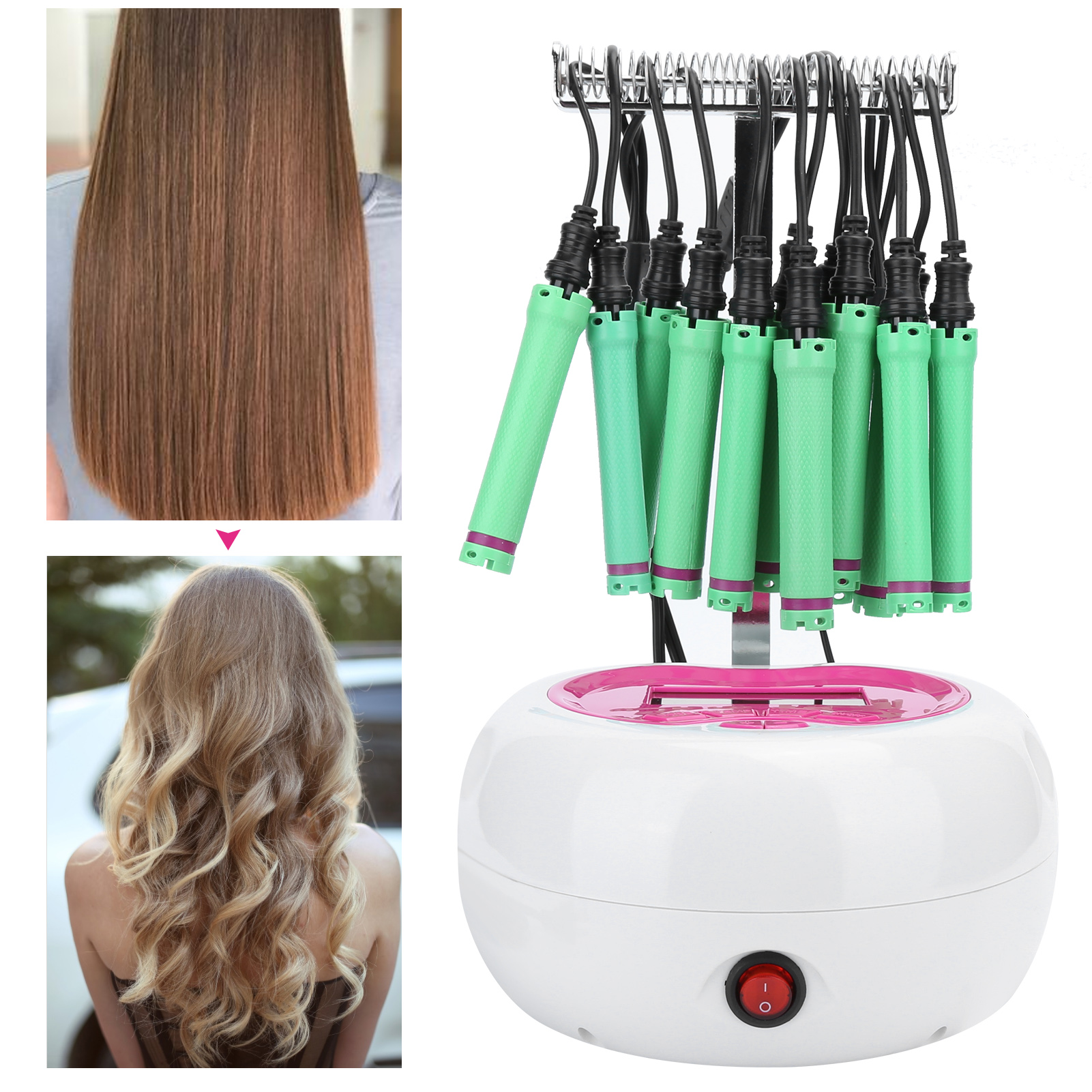 Smart Digital PTC Heating Hair Perm Roller Hairdressing Curling Salon
